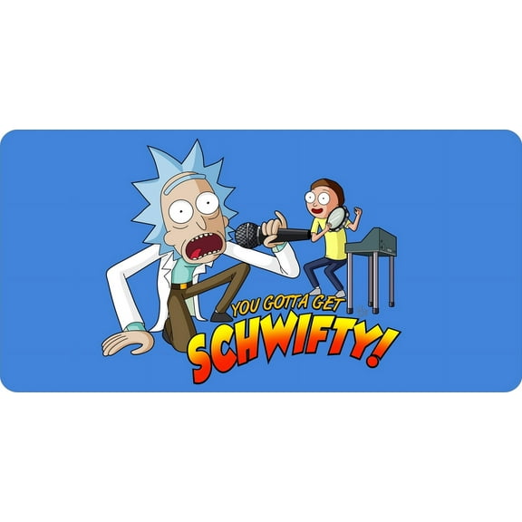 212 Main LPO3711 6 x 12 in. You Gotta Get Schwifty Rick & Morty Photo License Plate