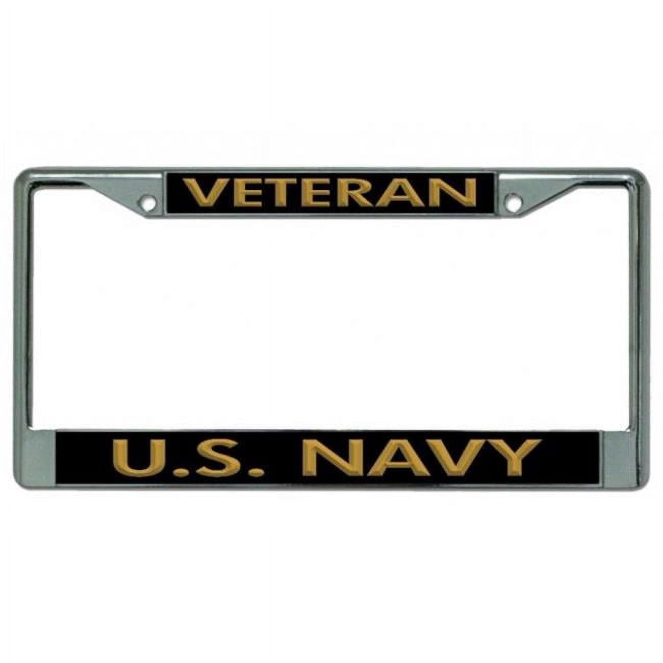 212 Main LPO3737 6 x 12 in. Veteran U.S. Navy Chrome License Plate ...