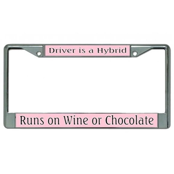 212 Main LPO3791 6 x 12 in. Driver is a Hybrid Chrome License Plate Frame