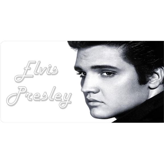 212 Main LPO381 Elvis Presley Face Photo License Plate