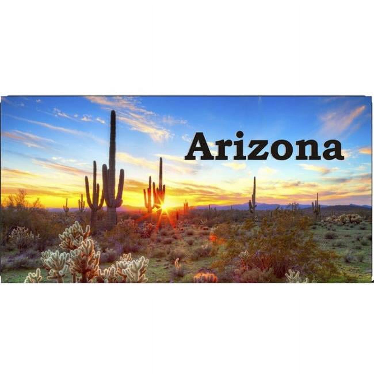 Arizona Desert Sunset #2 Photo License Plate - Walmart.com
