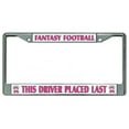 thumbnail image 1 of This Driver Placed Last Fantasy Football Chrome License Plate Frame, 1 of 1