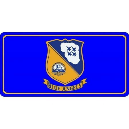 212 Main LPO4266 6 x 12 in. Naval Air Training Command Blue Angels Photo License Plate