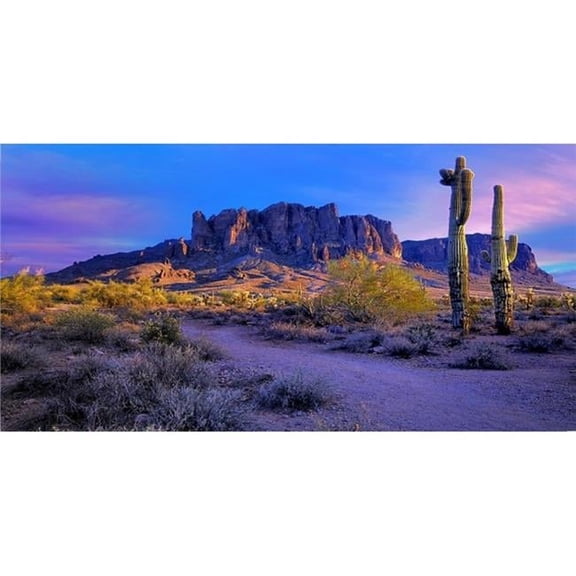 Superstition Mountains #2 Photo License Plate