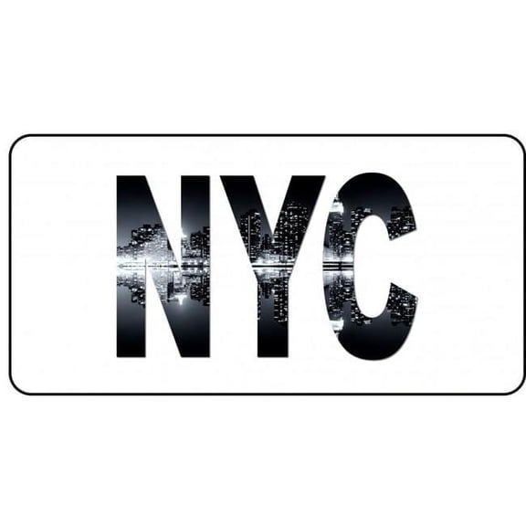 NYC Photo License Plate