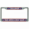 thumbnail image 1 of Trump Make America Great Again Chrome License Plate Frame, 1 of 1