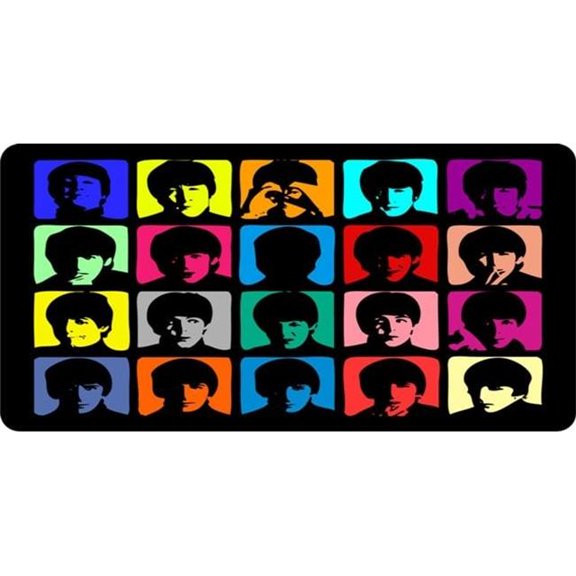 212 Main LPO471 The Beatles Colorama License Plate