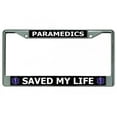 thumbnail image 1 of Paramedics Saved My Life Chrome License Plate Frame, 1 of 1