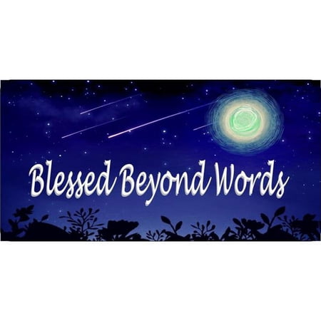 Blessed Beyond Words Photo License Plate