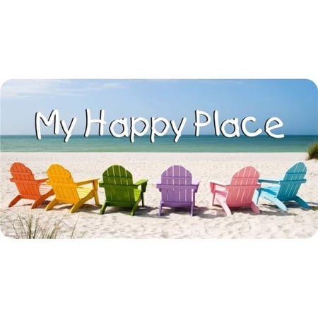 My Happy Place Photo License Plate