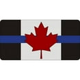 thumbnail image 1 of Canada Thin Blue Line Flag #2 Photo License Plate, 1 of 1