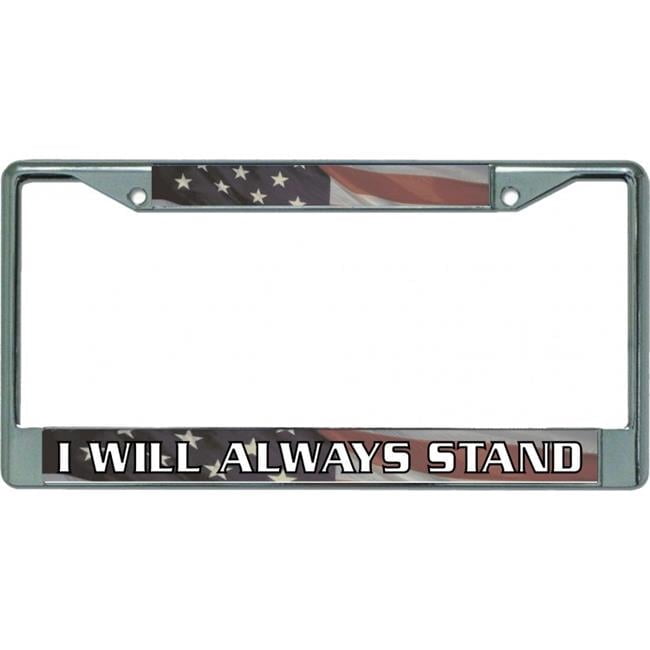 Cornice Targa Cromata American Flag - Cruiser Accessories 23003, Metallo