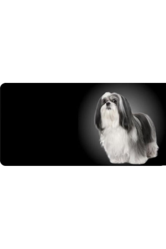 LPO544 Lhasa Apso Dog Photo License Plate