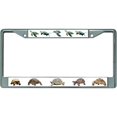 thumbnail image 1 of 212 Main LPO5499 6 x 12 in. Tortoises & Sea Turtles Chrome License Plate Frame, 1 of 1