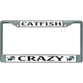 thumbnail image 1 of Catfish Crazy Chrome License Plate Frame, 1 of 1