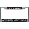 thumbnail image 1 of 212 Main LPO5715 6 x 12 in. Canada Officer of the Order of Canada Chrome License Plate Frame, 1 of 1