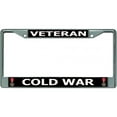 thumbnail image 1 of Cold War Veteran Chrome License Plate Frame, 1 of 1