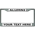 thumbnail image 1 of Alumni Create Own Text Chrome License Plate Frame, 1 of 1