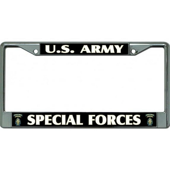 U.S. Army Special Forces #2 Chrome License Plate Frame