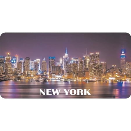 New York Skyline #2 Photo License Plate