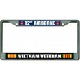thumbnail image 1 of 82nd Airborne Vietnam Veteran Chrome License Plate Frame, 1 of 1