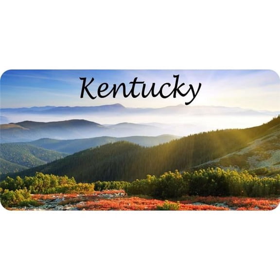 Kentucky Mountain Scene Photo License Plate