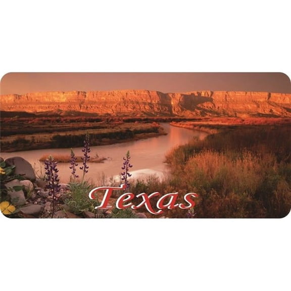Texas Scenery Photo License Plate