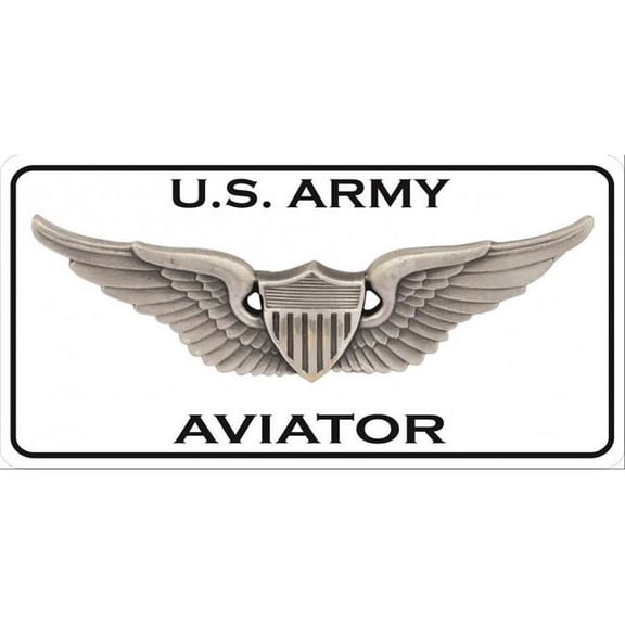 U.S. Army Aviator Wings Photo License Plate
