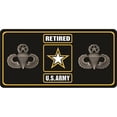 thumbnail image 1 of U.S. Army Retired Master Paratrooper Photo License Plate, 1 of 1