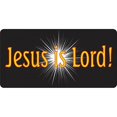 thumbnail image 1 of 212 Main LPO6958 6 x 12 in. Jesus is Lord on Black Photo License Plate, 1 of 1