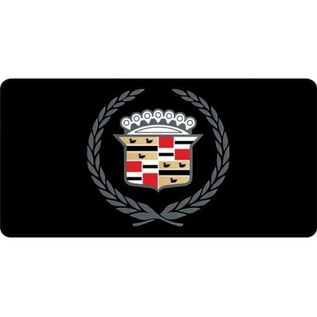 212 Main LPO714 6 x 12 in. Cadillac Old School Logo Photo License Plate