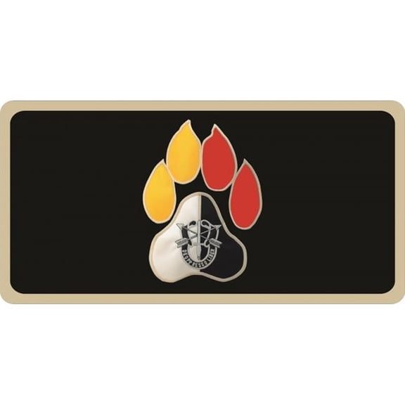 Special Forces K9 Photo License Plate
