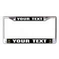 thumbnail image 1 of U.S. Army Custom Text Chrome License Plate Frame, 1 of 1