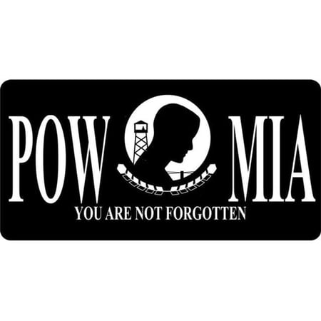 212 Main LPO728 POWMIA Photo License Plate