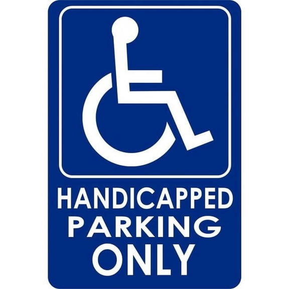 Handicapped Parking Only Parking Sign