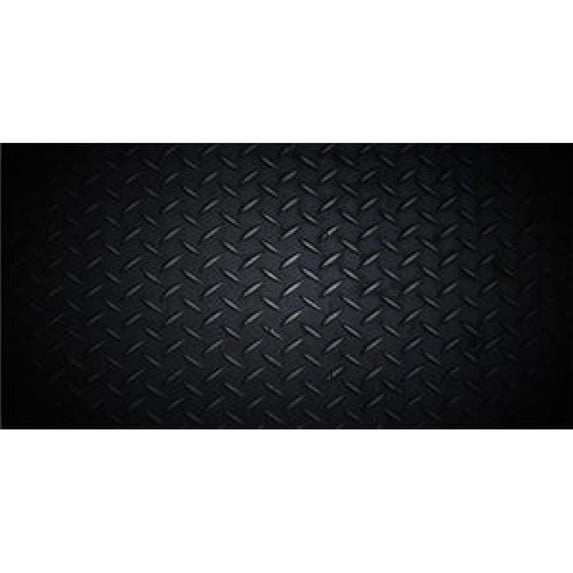 212 Main LPO732 Black Diamond Plate Photo License Plate