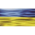 thumbnail image 1 of Ukraine Wavy Flag Photo License Plate, 1 of 1
