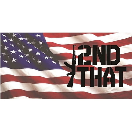 212 Main LPO7368 6 x 12 in. 2nd That on U.S. Flag Photo License Plate