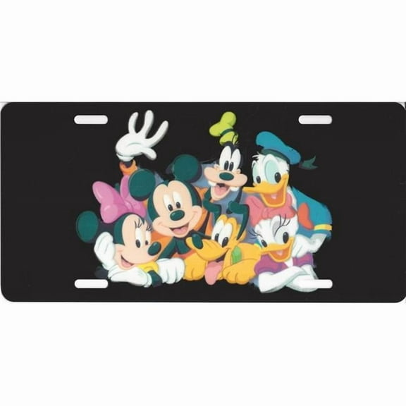 212 Main LPO791 Disney Characters Photo License Plate