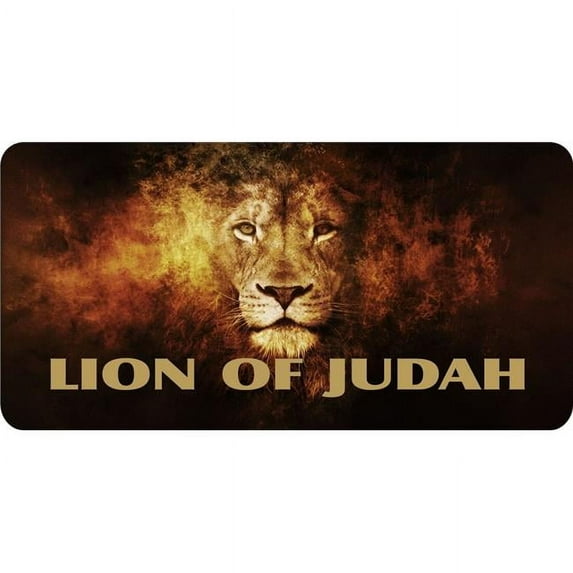 212 Main LPO8057 6 x 12 in. Lion of Judah Photo License Plate