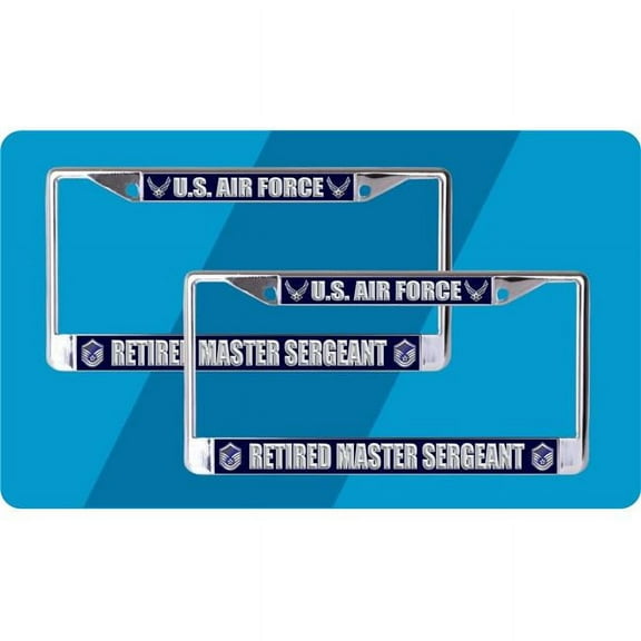 212 Main LPO8129 6 x 12 in. U.S. Air Force Retired Master Sergeant Frame - Pack of 2