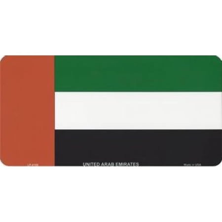 212 Main LPO867 United Arab Emirates Flag Photo License Plate
