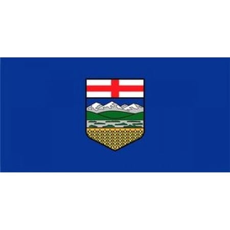 Alberta Flag Photo License Plate