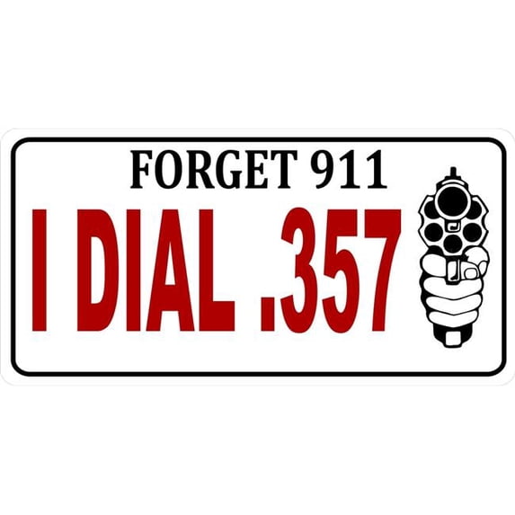 212 Main LPO930 Forget 911 Photo License Plate