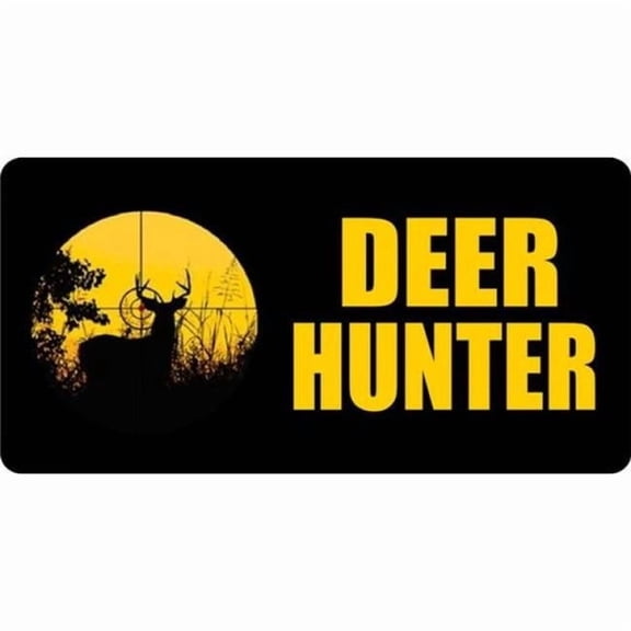 Deer Hunter Photo License Plate