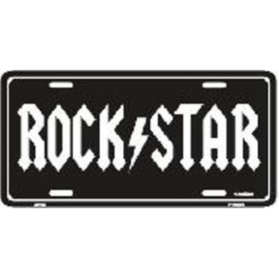 212 Main LPS1001 6 x 12 in. Rock Star License Plate
