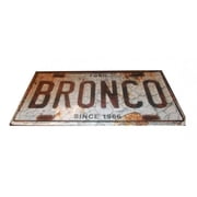 Ford Bronco Metal License Plate