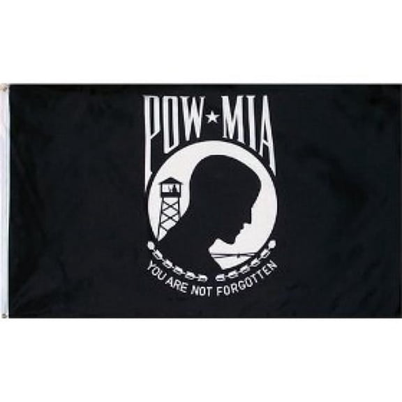 212 Main MF-006 36 x 60 in. Prisoner of War Missing in Action Polyester Flag