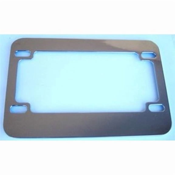 Motorcycle Chrome License Frame Kit.  Free Screw Caps Included