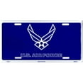 thumbnail image 1 of U.S. Air Force Logo Metal License Plate, 1 of 1